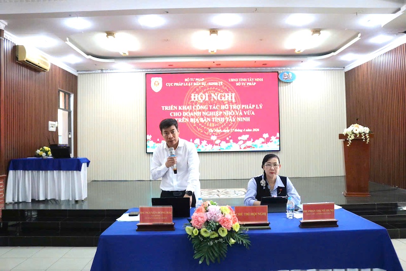 Hỗ trợ pháp lý, tạo thuận lợi cho DN hợp tác xã, hộ kinh doanh tỉnh Tây Ninh phát triển bền vững